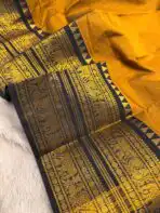 Maheshwari (Kanchi Cotton) - Mustard - Image 2