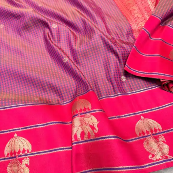 Shylaja (Semi silk) - Magenta