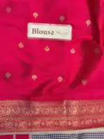 Shylaja (Semi silk) - Redpink - Image 5
