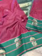 Shylaja (Semi silk) - Wine