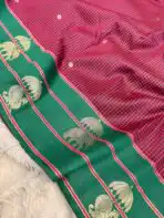 Shylaja (Semi silk) - Wine - Image 2