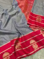 Shylaja (Semi silk) - Redpink