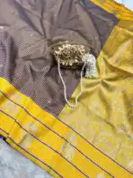 Shylaja (Semi silk) - Yellow - Image 2