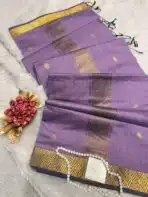 Maheshwari (Silk cotton) - Lavender