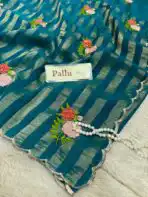 The roses (Art-silk) - Rama blue - Image 3