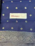 Varnika (Brocade Semi silk) - Rust orange - Image 5