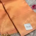 Oviya (Semi silk) - Tangerine