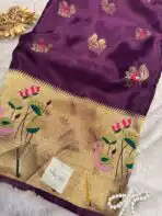 Hamsa (Viscose Crepe) - Royal purple