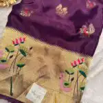 Hamsa (Viscose Crepe) - Royal purple
