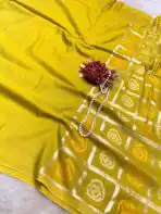 Yamini (Viscose silk) - Lemon yellow - Image 2