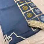 Yamini (Viscose silk) - Ice blue grey