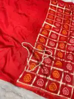 Yamini (Viscose silk) - Red orange - Image 2