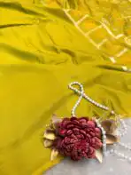 Yamini (Viscose silk) - Lemon yellow - Image 4