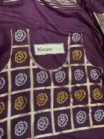Yamini (Viscose silk) - Magenta Wine - Image 5