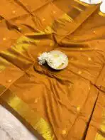 Maheshwari (Silk cotton) - Golden mustard - Image 3