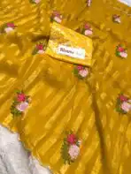 The roses (Art-silk) - Mustard yellow - Image 4