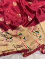 Hamsa (Viscose Crepe RTW) - Sangria - Image 2