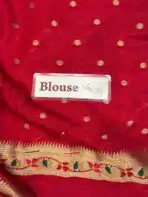 Hamsa (Viscose Crepe RTW) -  Vermilion red - Image 6