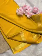 Chinmayi (Mysore crepe silk) - Golden mustard