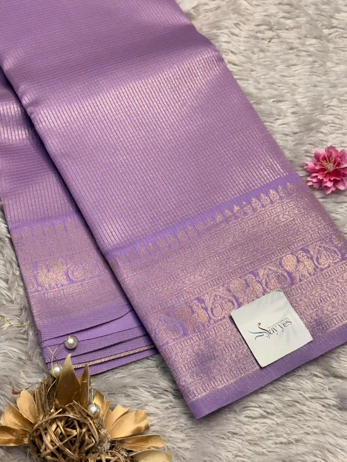 e093c5d9-b16d-4845-9297-6a62f2f65dc9 Oviya (Semi silk) - Lilac - Image 1