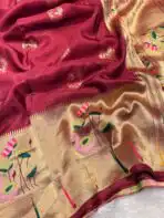 Hamsa (Viscose Crepe RTW) - Sangria - Image 4