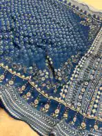 Katrina (RTW Georgette) - Indigo - Image 2