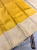 Aaranya (Semi silk) - Yellow - Image 3