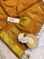 Maheshwari (Silk cotton) - Golden mustard - Image 4