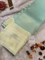 Aaranya (Semi silk) - Turquoise - Image 2